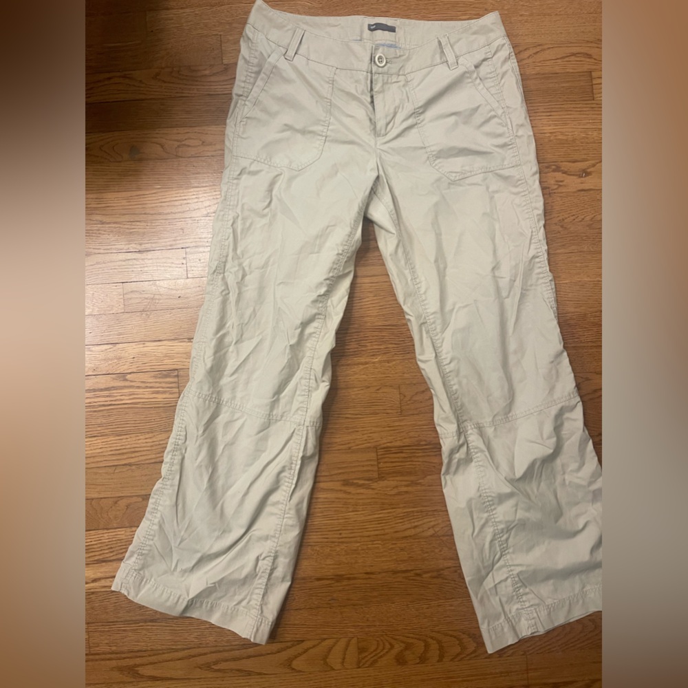 Gap carpenter shell mid rise pants size 10 Beige